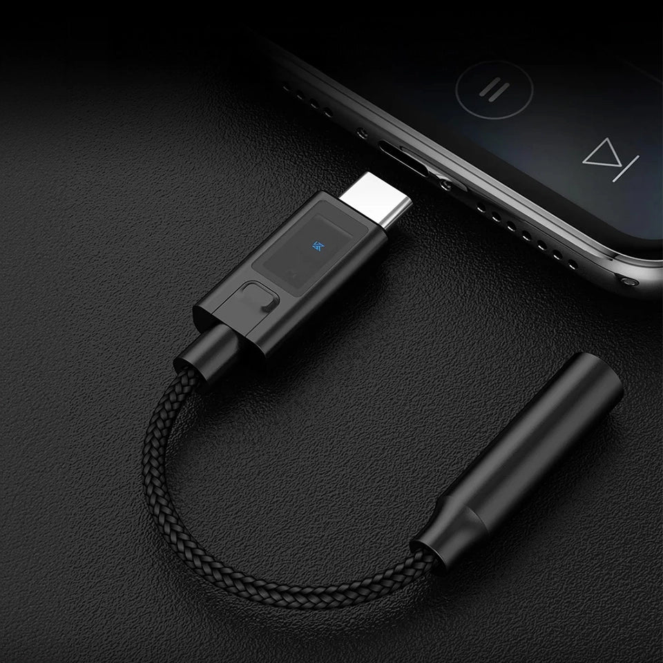 KZ AM02 | Amplificador DAC USB-C a 3.5mm con 4 Modos de EQ (Gaming & Bass)