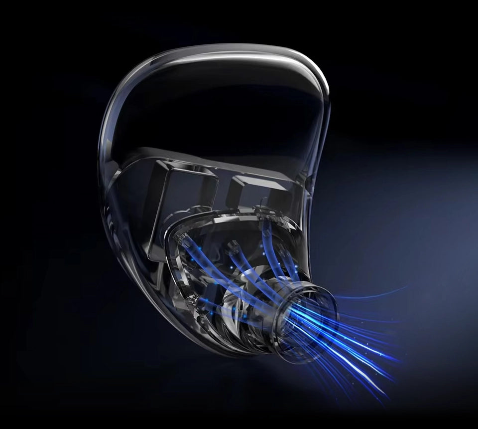 KZ AM16 | Monitor de Estudio (16 Drivers BA) - Audio de Alta Densidad