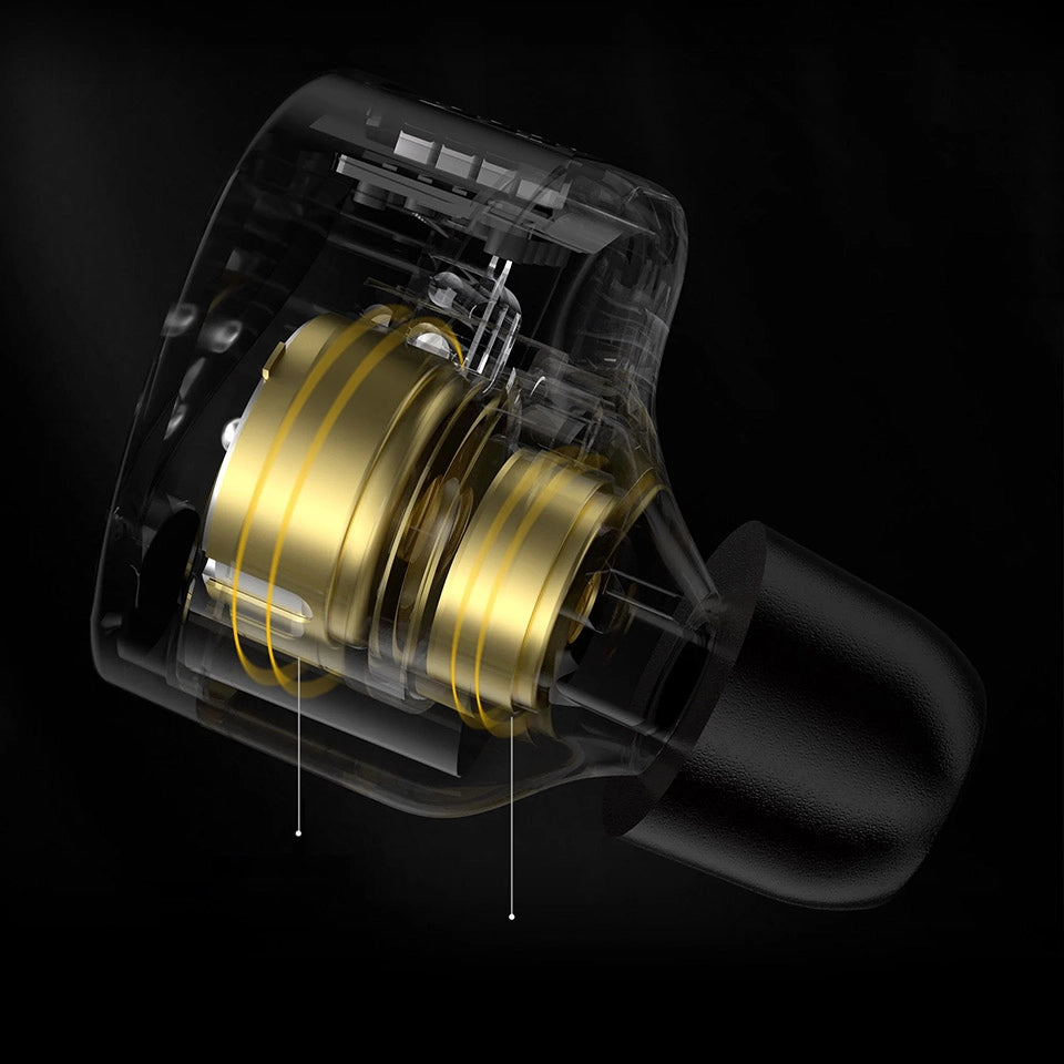 KZ Castor | Audífonos Dual-Driver con Switches Ajustables (Edición Harman & Bass)