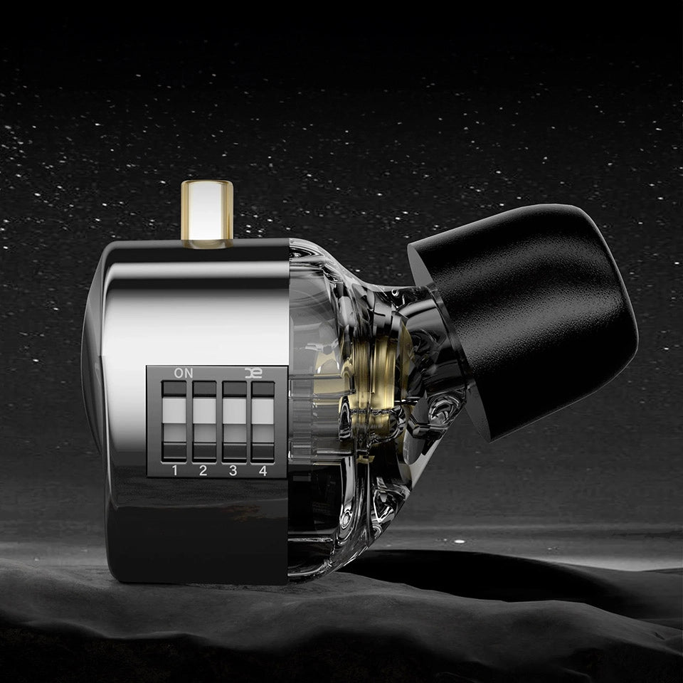 KZ Castor | Audífonos Dual-Driver con Switches Ajustables (Edición Harman & Bass)