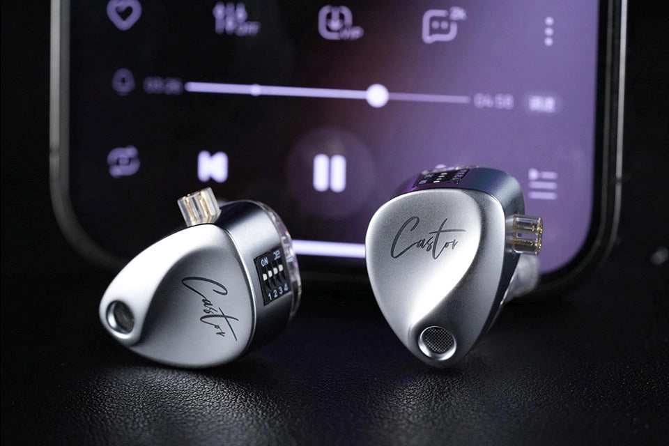 KZ Castor | Audífonos Dual-Driver con Switches Ajustables (Edición Harman & Bass)