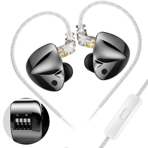 KZ D-Fi (Tuning Version) | Monitor In-Ear con 4 Switches Ajustables - Metal Premium