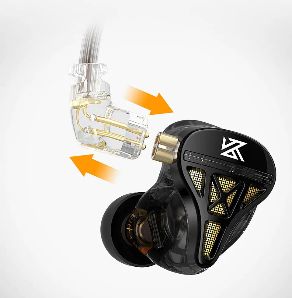 KZ DQS | Audífonos In-Ear Semi-Abiertos - Sonido Espacial y Bajos Profundos