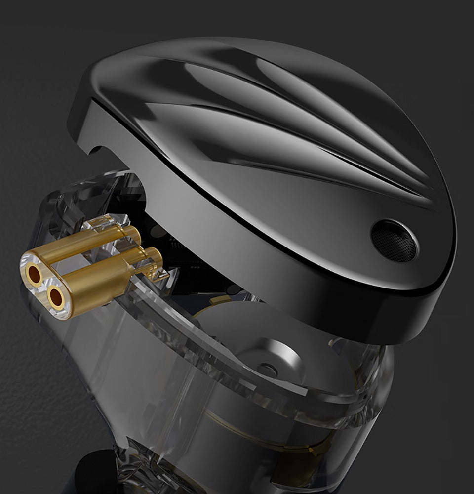 KZ Krila | Audífonos Híbridos Ajustables (1DD + 1BA) - Sonido de Estudio