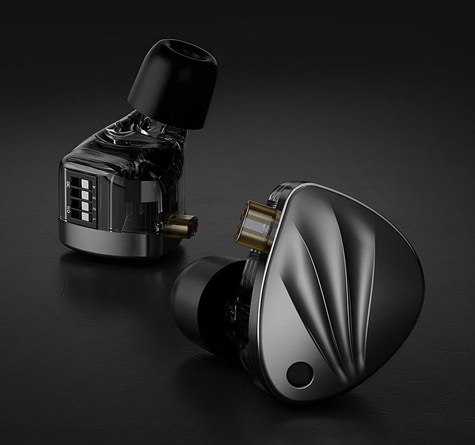 KZ Krila | Audífonos Híbridos Ajustables (1DD + 1BA) - Sonido de Estudio