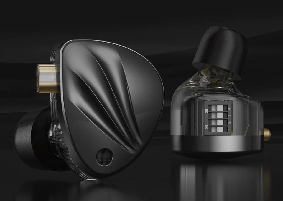 KZ Krila | Audífonos Híbridos Ajustables (1DD + 1BA) - Sonido de Estudio