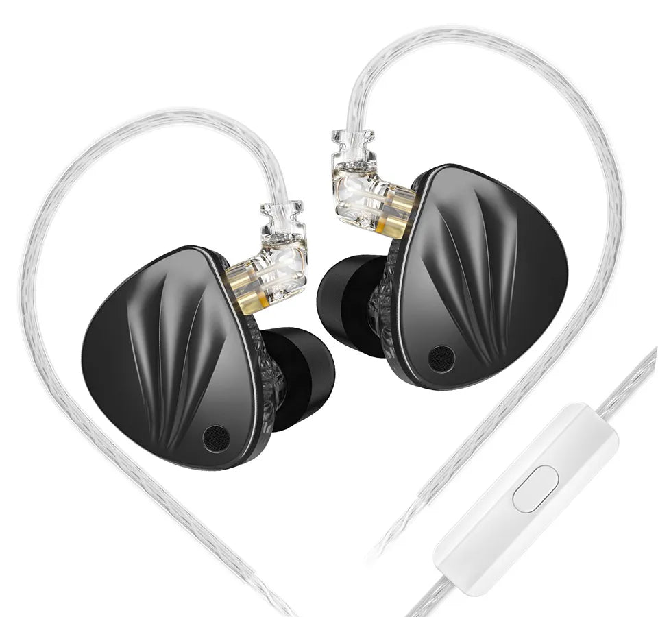 KZ Krila | Audífonos Híbridos Ajustables (1DD + 1BA) - Sonido de Estudio