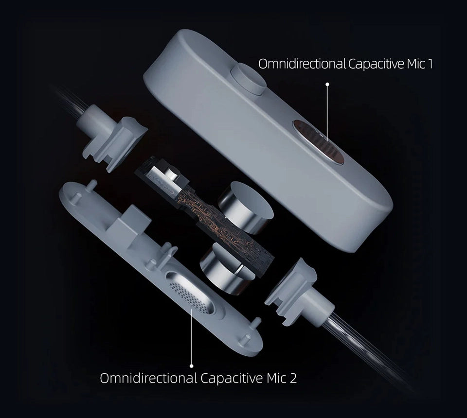 Cable KZ M2 | Upgrade Silver-Plated con Doble Micrófono y DSP (Switch EQ)