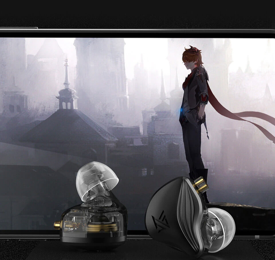 KZ ZEX | Audífonos Híbridos (Electrostático + Dinámico) - Tecnología de Lujo