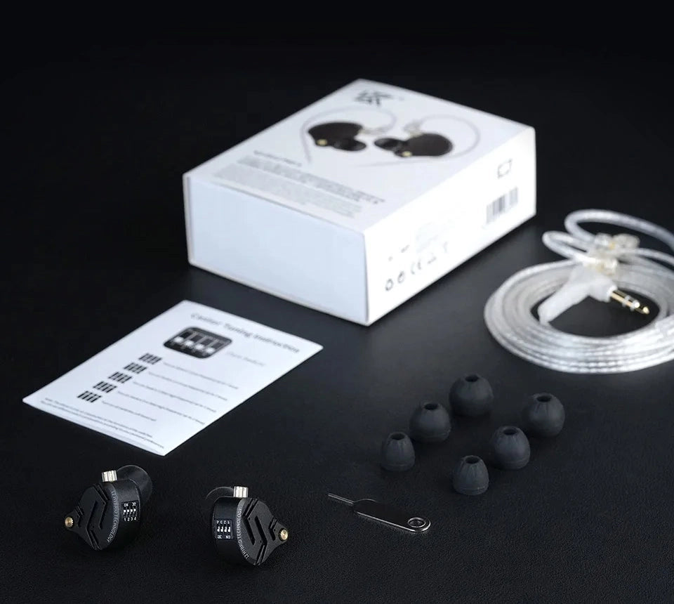 KZ ZS12 Pro X | Monitor Híbrido (12 Drivers) - Full Metal & Ultra-Resolución