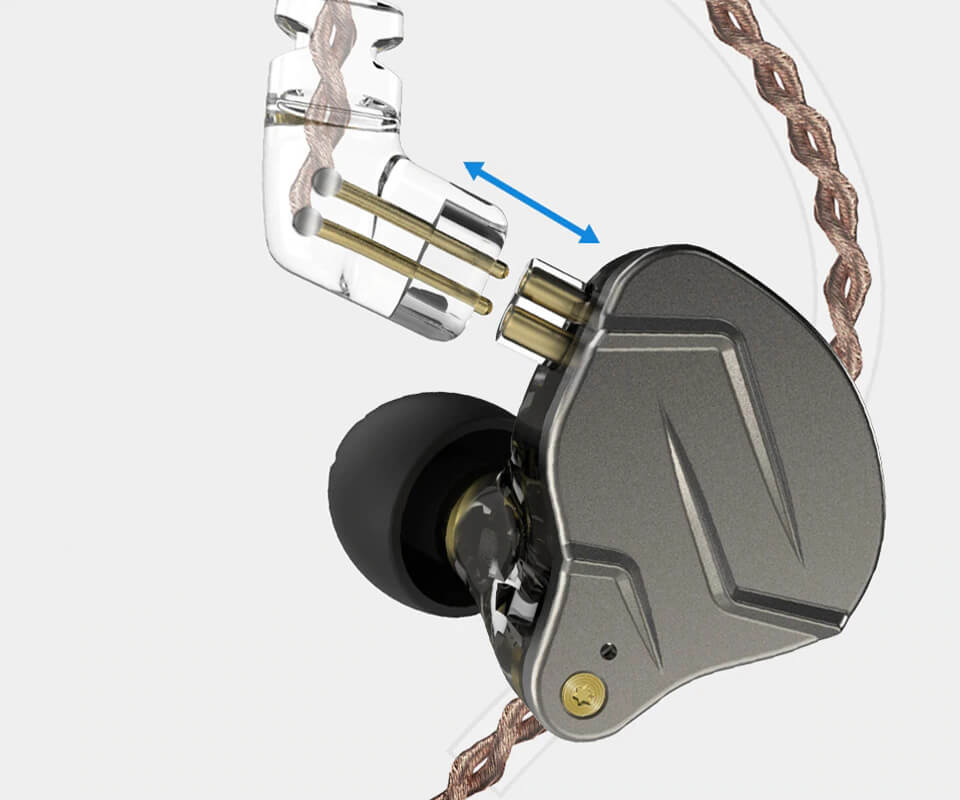 KZ ZSN Pro | Audífonos Híbridos (1DD + 1BA) - Alta Fidelidad y Cuerpo Metálico